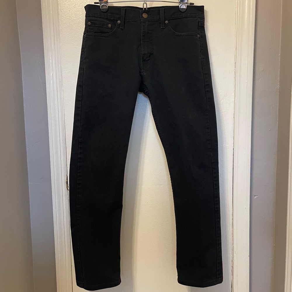 Black Levi’s 513 Slim Straight Men’s Jean 31x30
